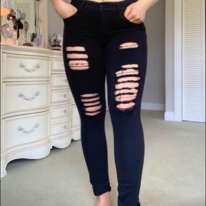 Black Ripped Jeans